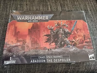 Games Workshop Warhammer 40k Chaos Abaddon The Despoiler - Brand New & Sealed • £38