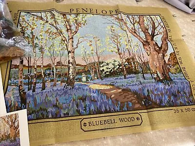 Anchor Bluebell Wood Needlepoint Tapestry Kit 35x50 Cm • £9.99