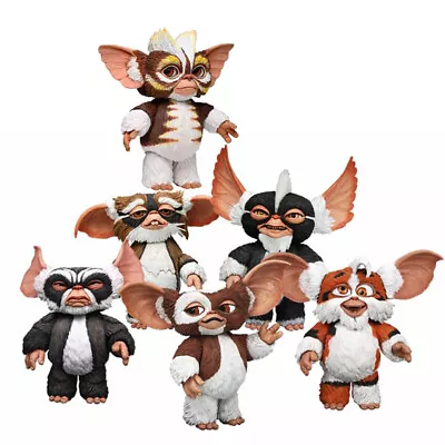 NECA Gremlins Mogwais Set Mohawk George Lenny Gizmo Daffy 4  Figure Official • $74.65