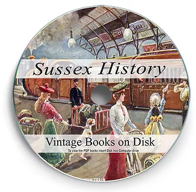 £4.50 • Buy Sussex Genealogy History Vintage Old Books Kellys Directory Parish Register 250
