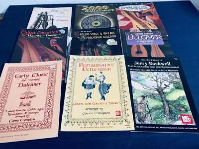 9 Dulcimer Books Lot .of Dulcimer Songbook Sheet Music. • $17.50