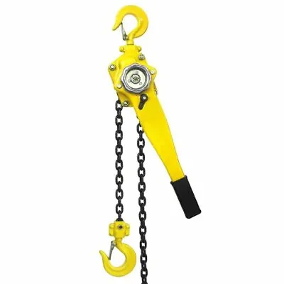 3/4 Ton Ratcheting Lever Block Chain Hoist 10ft Lift Come Along Puller 1500lbs • $109.99