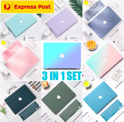 $14.99 • Buy 3-IN-1 SET MacBook Air 13 Inch Case M2 2022 MacBook Pro 13 Inch M1 M2 A2338 2020