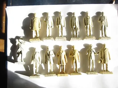 Marx Lot Of 12 Unpainted President Figurines 1960's Free Shipping • $15