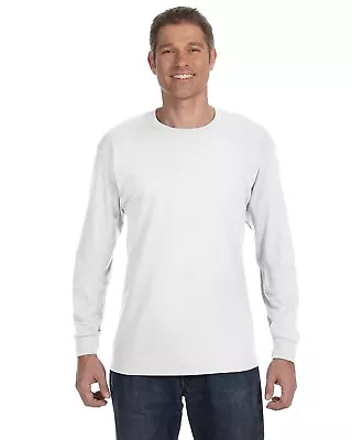 NEW Jerzees Heavy 5.6 Oz Dri-Power 50/50 Mens Long Sleeve S-3XL T Shirt M-29L • $4.85