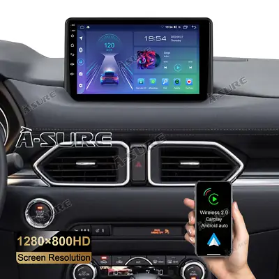 Wireless Carplay For Mazda CX-5 CX5 2017-2020 Car Stereo Radio Android 12 2+32GB • $195.49