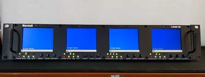 Marshall V-R44DP-SDI Four Screen SDI Monitor Set  3.5  LCD No Power Supply • $179