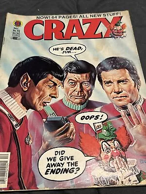 Marvel Crazy Magazine #92 1982 Star Trek Ii The Wrath Of Khan • $8.99