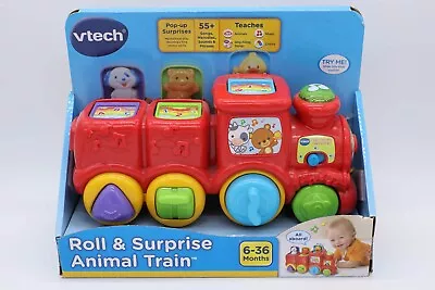 VTech Roll & Surprise Animal Train Music And Pop Ups • $12.99