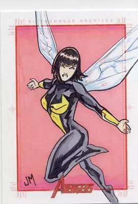 2012 Marvel Greatest Heroes Avengers Sketch Card Minor Wasp • $79.99