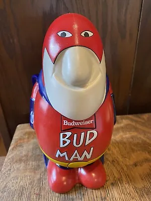 1989 Anheuser- Busch Budweiser Bud Man Stein W/ Certificate Ceramarte Of Brazil  • $50