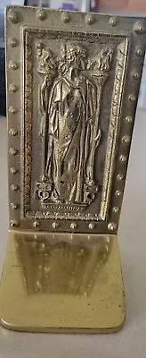 1984 Brass Doors To Library Of Congress Bookends Virginia Metalcrafters Large • $40