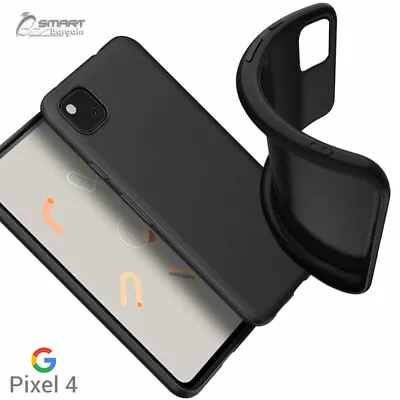 Black Gel TPU Skin Jelly Soft Case Cover For Google Pixel 4a Pixel 4 XL  Pixel 5 • $4.99