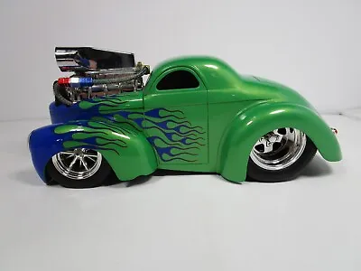 Muscle Machines 1/18 Blue/green 1941 Willys Coupe *please Read* Used Custom • $75