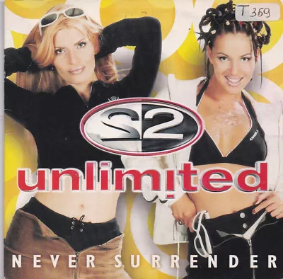 2 Unlimited - Never Surrender (2 Track Maxi CD) Papphülle • £0.86