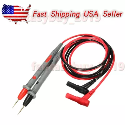 Universal Multimeter Test Lead Kit Replacement Test Lead Set Automotive • $4.99