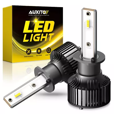 AUXITO H1 LED Headlight Bulb Conversion Kit High Low Beam Lamp 6000K Super White • $18.99