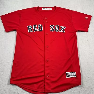 Boston Red Sox Jersey Youth XL Red Blank Coolbase MLB Baseball Majestic • $23.95