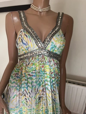 £250 • Buy Matthew Williamson Zebra Print Chiffon Maxi Dress