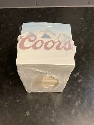 A Full Pack Of Approx 100 Coors Lager  Shaped Beer Mats - Drip Mats - Coasters - • £9.99