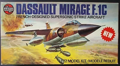 Airfix 1/72nd Scale Dassault Mirage F.1C Kit No. 04022 • $18.59