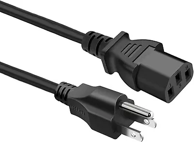 AC Power Cord Cable - 3 Prong Plug - 5FT - Standard PC Or Computer Monitor - NEW • $6.49