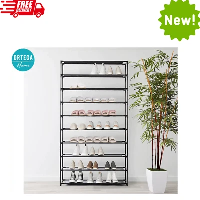 $36 • Buy Ortega Home 10-Tier (50 Pair) Shoe Rack Organiser