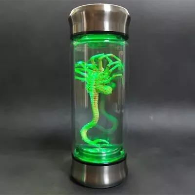 Alien Glow Jar Xenomorph Specimen Facehugger Embryo Glass Jar Movie Prop Replica • $99