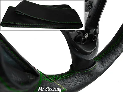 Fits Mercedes-benz W638 Vito 1 Real Leather Steering Wheel Cover Green Stitching • $35.68