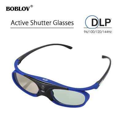 £18.05 • Buy 1pcs BOBLOV JX-30 3D Active Shutter Glasses DLP-Link For BenQ W1070 W700 W710ST
