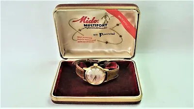 Vintage Mido Multifort Super Automatic Powerwind Men's Wrist Watch Original Box • $315.71