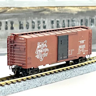 Micro-Trains New York New Haven Hartford PS-1 Boxcar 35157 Weathered N Scale • $21.99