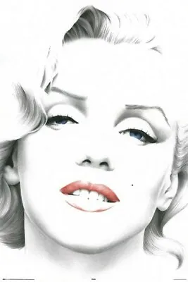 MARILYN MONROE POSTER Sketch Blue Eyes RARE HOT NEW 24x36 -VW0  • $22.17