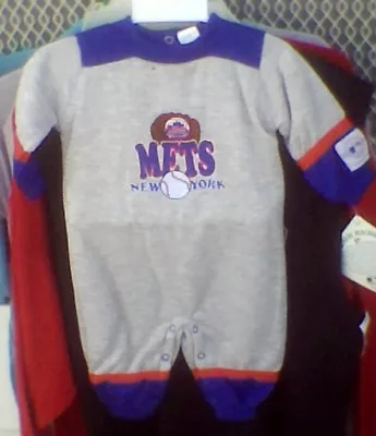 New York Mets Sleeper Creeper Pajamas NWT Infant 18m Baby LAST ONE!! • $14.88