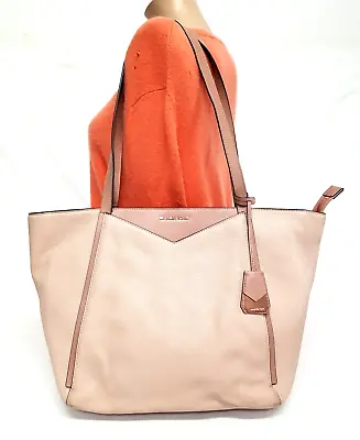 Michael Kors Whitley Rose Pink Leather Large Tote Handbag • $78