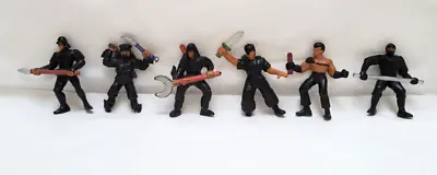 Lot Of 6 Mattel GUTS Aikido Force Action Figure Figurines 1986 • $22.99