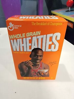 $5 • Buy Michael Jordan Mini Wheaties Box Full-Unopened Vintage 1990s