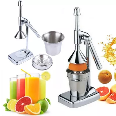 Manual Juicer Hand Juice Press Squeezer Orange Fruit Juicer Extractor Anti-rust • $24.89