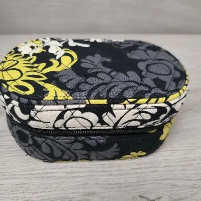 Vera Bradley Bradley Baroque Travel Jewelry Case Zip Around Box Retired • $12.50