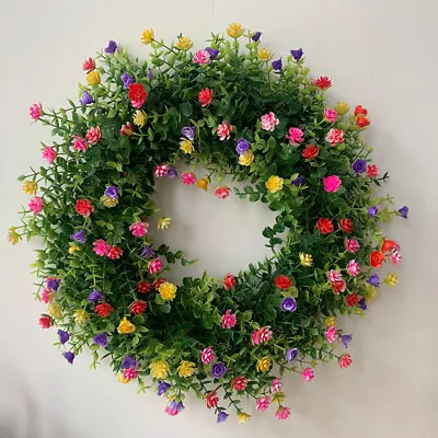 18Inch Spring Large Farmhouse Color Cottage Garden Decorative Garland Wild Decor • $19.89