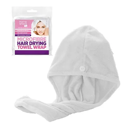 Microfibre Magic Hair Fast Drying Dryer Turban Dry Towel Bath Wrap Hat Quick Cap • £3.49