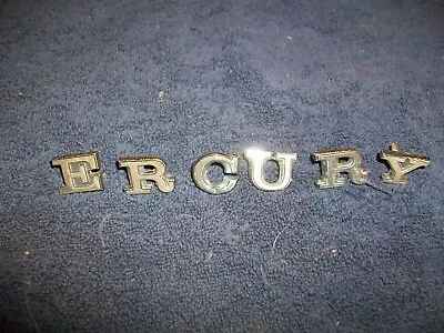 MERCURY Hood Letters Emblem LOT Missing The M • $24