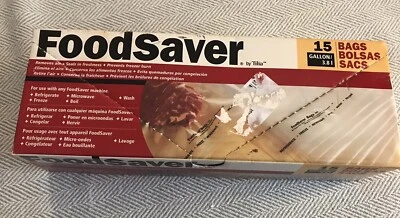 $11.90 • Buy New FoodSaver Gallon 3.8L Vacuum Packaging Bags 15