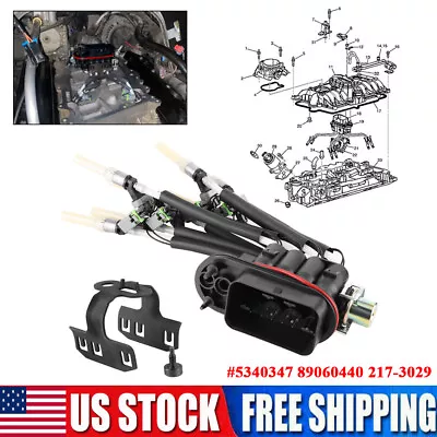 For Chevy Gmc Pickup Truck V8 5.0l 5.7l Fj504 8-port Spider Vortec Fuel Injector • $127.18