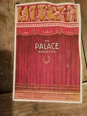 Vintage 1920s Palace Theatre Manchester  Programme Rose Marie Hammerstein • £15