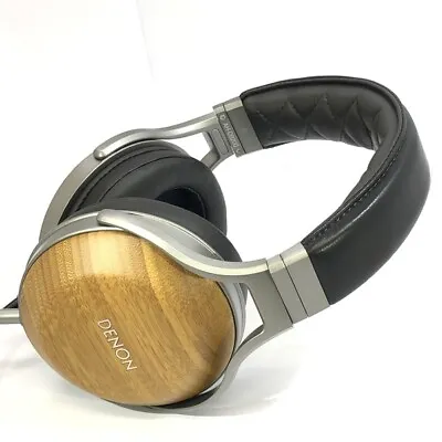 Denon AH-D9200 Over Ear Headphones Bamboo Handcrafted From Japan Used • $1272.70