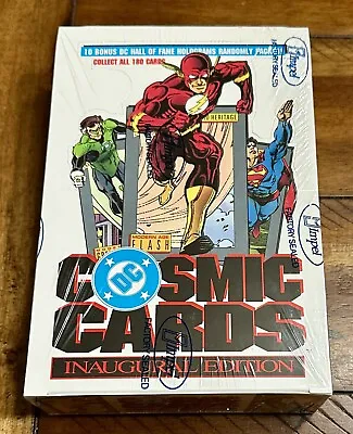 1991 DC Comics COSMIC CARDS Inaugural 1st Edition ~ Impel ~ Sealed Box (36 Pks) • $44.95