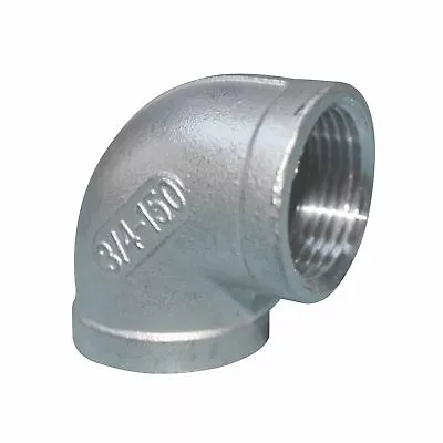 £90.52 • Buy STAINLESS STEEL 316 FEMALE 90° ELBOW BSPP 150lbs