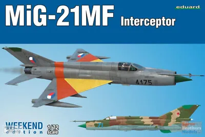 EDU07453 1:72 Eduard MiG-21MF Fishbed Interceptor Weekend Edition • $28.09