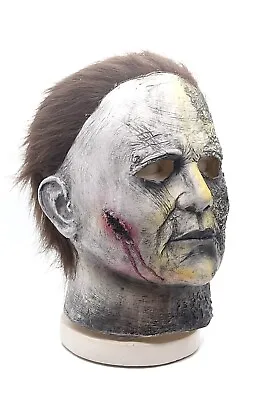 Michael Myers Mask Deluxe Latex Mask Halloween Fancy Dress Costume • £12.99